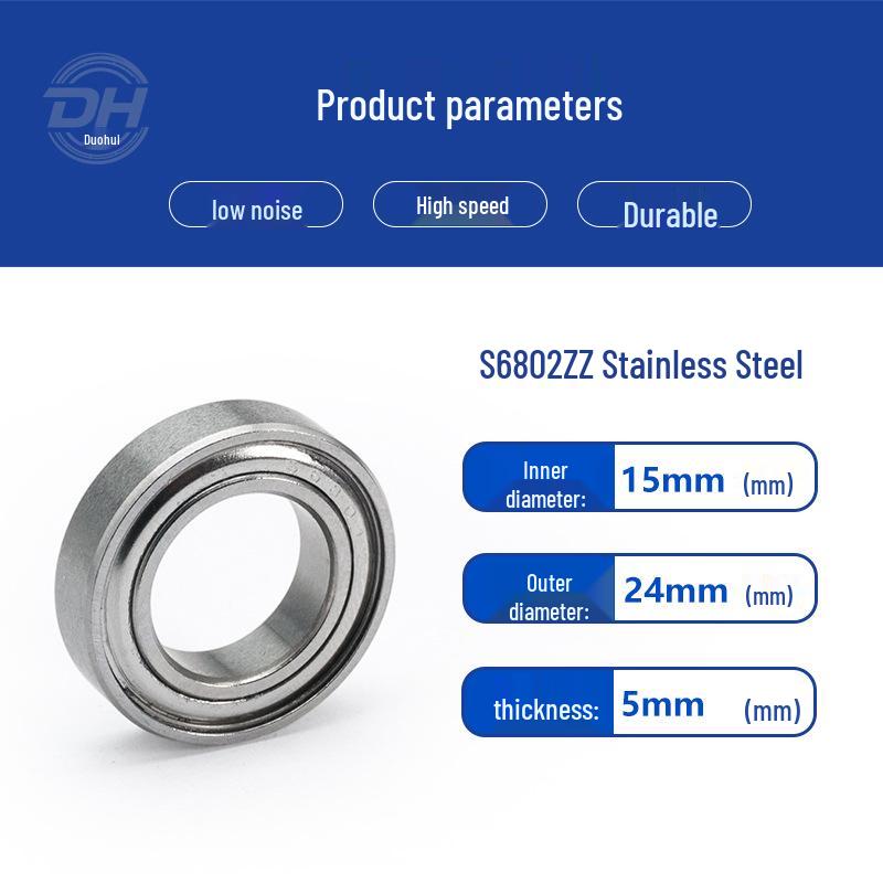 Precision Stainless Steel Ball Bearings: Deep Groove 6007, 6008, Miniature 6003