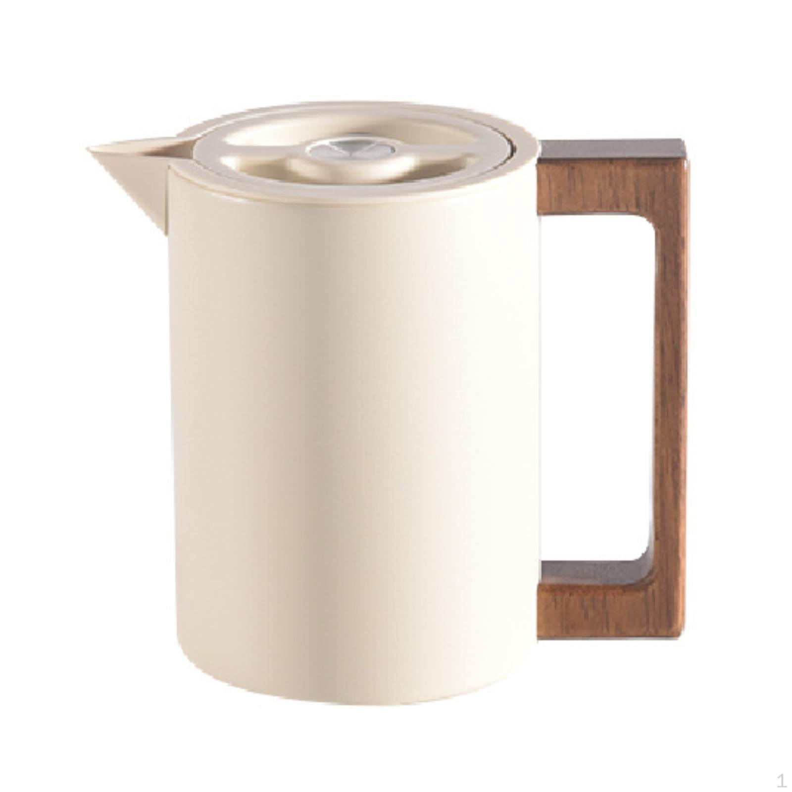 Insulated Pot with Wood Handle Stainless