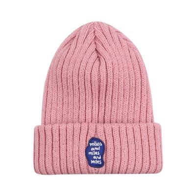 Miles and Miles and Miles Knit Beanie_pink