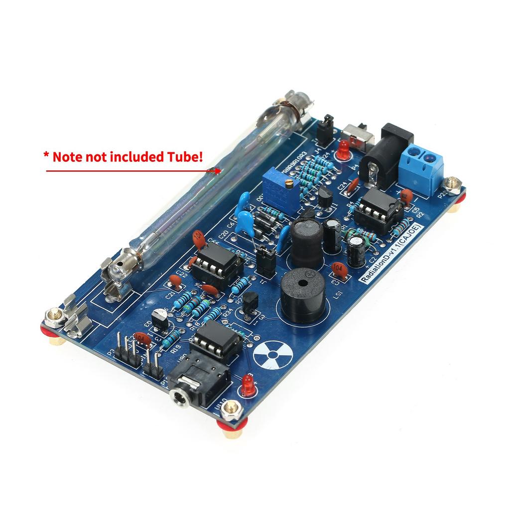 Assembled Radiation Detector System, DIY Miller Tube Tube Nuclear Radiation Detector Geiger Counter Kit Module