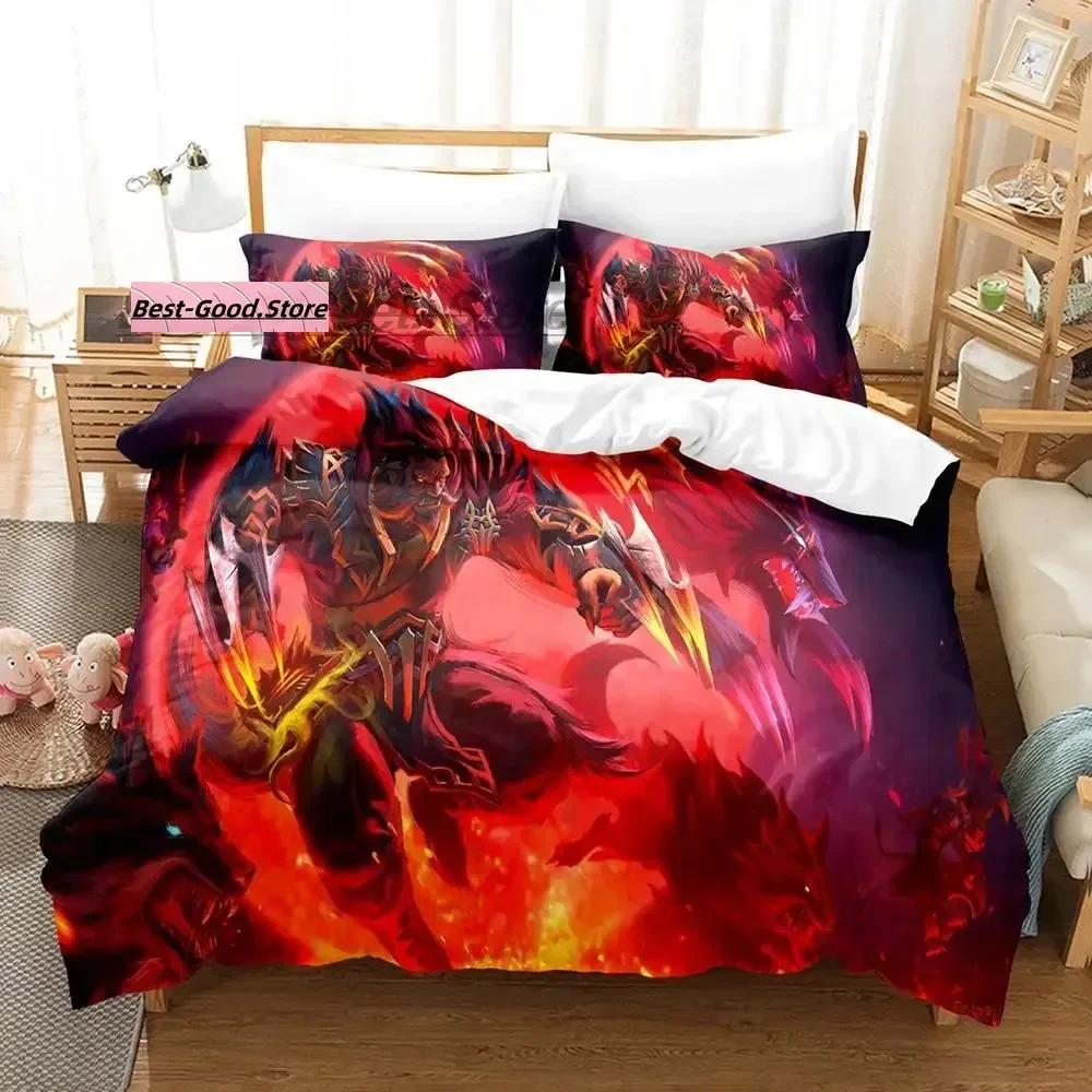 Vampire Beding Set Single Twin Ful Quen King-Sized Dimensionsd Dimensions Bed Linen Set Aldult Kid Bedrom Duvetcover Sets 3D Print Anime Werewolf