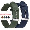 Nylon Watch Strap Brown Green Black Band Military Casual Watchband Army Sport Bracelet Replacement Belt 16mm 18mm 20mm 22mm 24mm