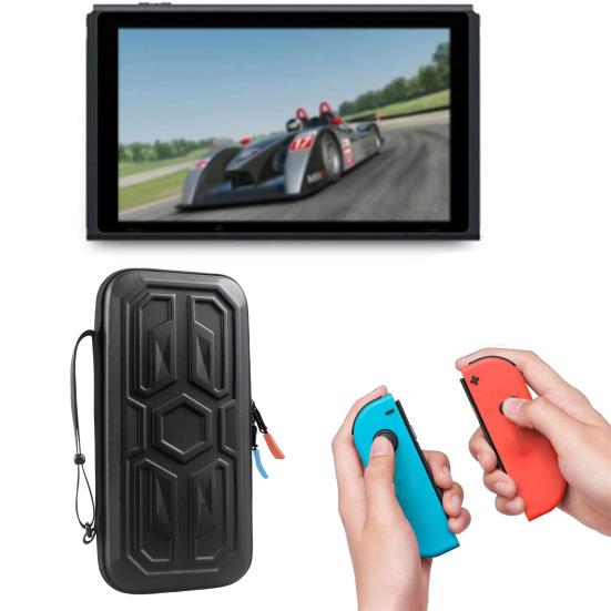 Game Console Storage Bag Protective Cover with 10 Card Slots Zipper Closure