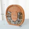 23cm Large Size Twenty-six Letter Piggy Bank Wooden Coin Money Saving Box Jar Coin Storage Box Desktop Ornament Home Decor Craft