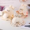 Baby Girl Autumn Spring Thickened Bucket Hat Cute Warm Adjustable Fisherman Hat For Infants Toddler Sun Protection Cap