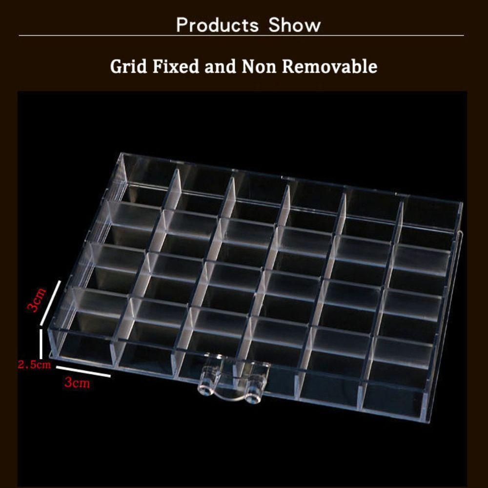 Drawer Style Jewelry Storage Box Acrylic Jewelry Sorting Box Nail Art Organizer Box  Bathroom