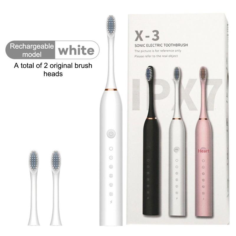 

Electric Ultrasonic Toothbrush Six Speed Mode Home Soft Hair USB Charging Waterproof Adult Tooth Cleaner