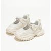 Children's Rhinestone Durian Sole Girls Hollow Running Shoes 2025 Spring Mesh Breathable Little Girl Light Sports Shoes