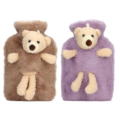 Θερμοφόρα Νερού Πολυλειτουργική Χωρητικότητας 1000ml Ευρύ Στόμιο Χαριτωμένο Κινούμενο Σχέδιο Μπουκάλι Ζεστού Νερού για Σπίτια Εκτός