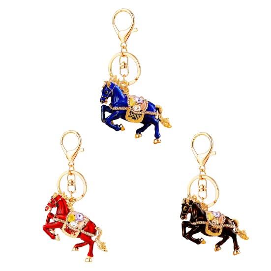 Horse Keychain Chinese New Year Charm Pendant Bag Backpack Hanging Decoration Inspiring Design Christmas