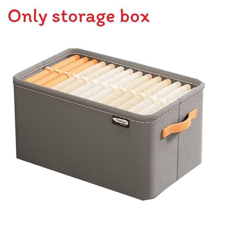 Modern Minimalist Fabric Storage Bin With Foldable Design For Clothing And Toy Organization