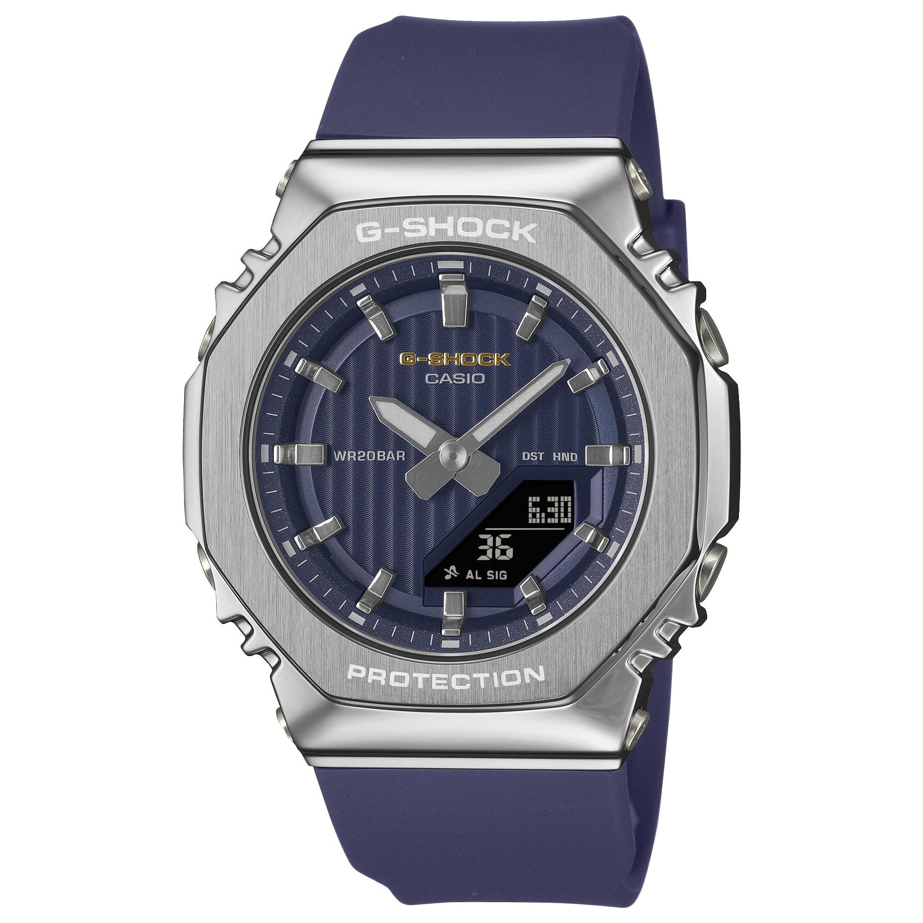 

[Casio] G-Shock Women s Watch, Precious Heart Selection 2025, Eco-Friendly Metal Covered, Navy, GM-S2110SH-2AJF, Authentic Japan Model