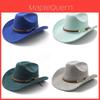 Knot Fedora Hat With Wool Blend Fabric For Winter Men Women Fashion