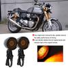 Motorcycle Retro   Grid LED Turn Signal Brake Light Metal   Blinker Flashes