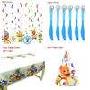 Charming Word Party Theme Party Supplies Collection For Joyful Kids Birthday Parties Featuring Plates Cupcake Toppers