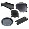 Cast Iron Pan Scraper Grill Pan Scrapers Oil Stain Cleaner Scraper Frying Pan Cleaners Striped Cookware Cleaning Tool For Pans