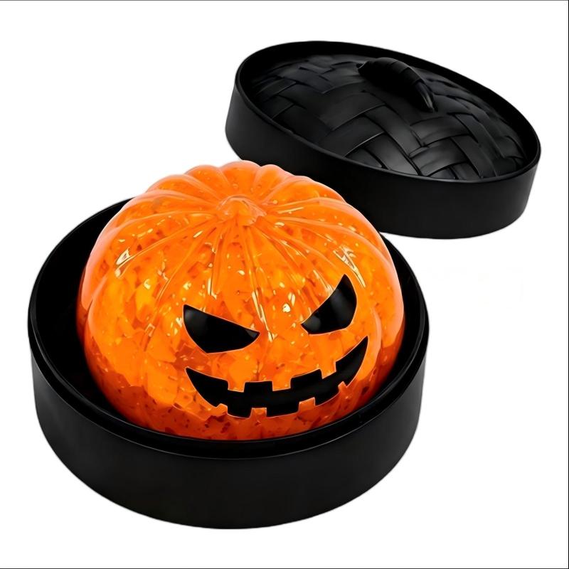 Lebensmittelechte Silikon-Totenkopf-Eiskugelform mit einfacher Entformung und Aufbewahrungsbox für Halloween, Hausbars, Cocktails