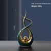 European Ceramic Time Flies Ornament: Elegant Art Decor for Home or Office