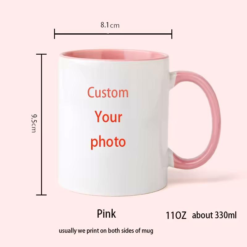 DIY Your Photo Mug,  Name  Text Cup,ize Coffee Mugs, Tea Cups, Mothers Fathers day, Christmas New Year Best Gift