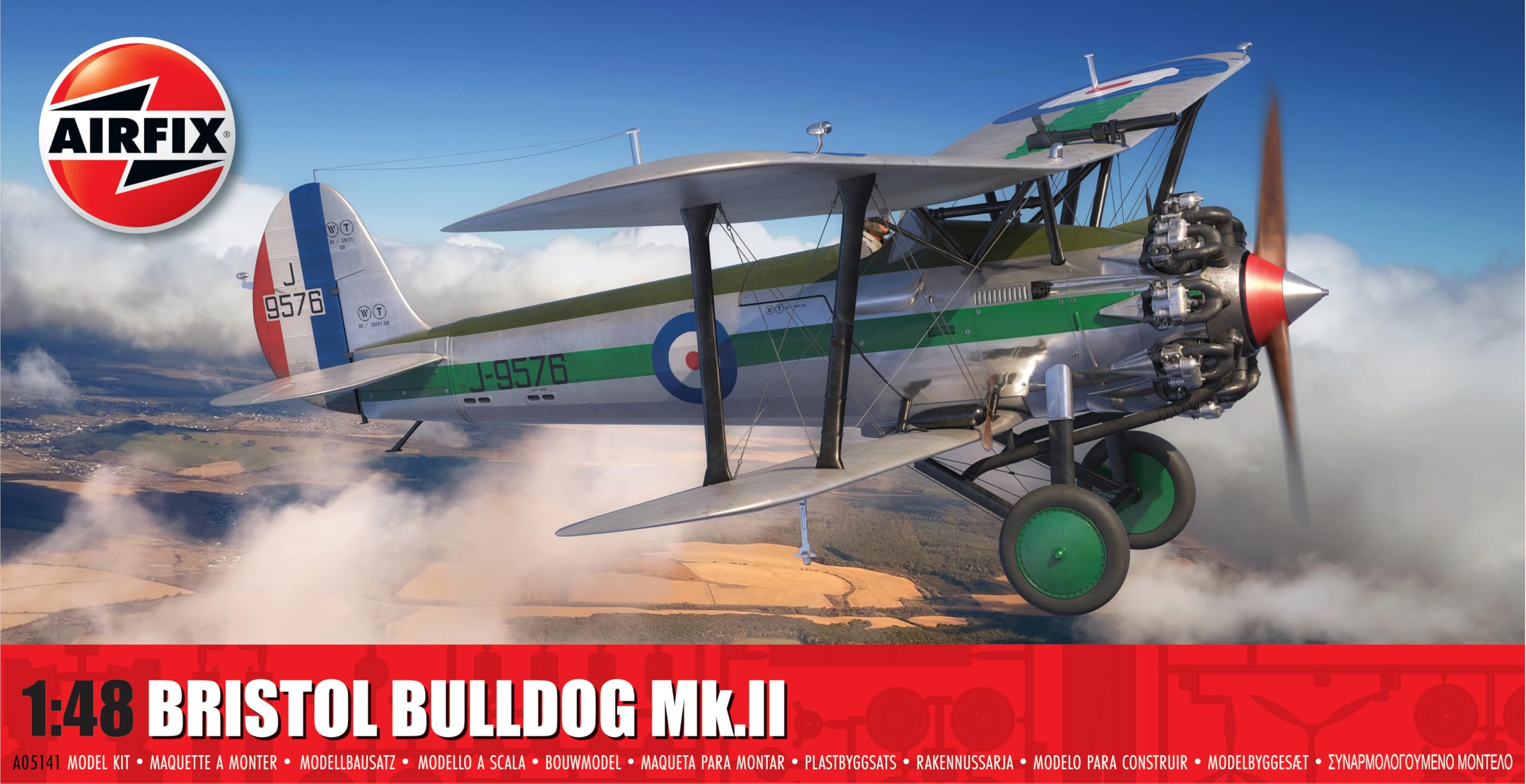 

Airfix British Bristol Bulldog Plastic Model X5141 1/48 Mk.2