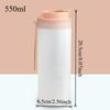 350/550ML Portable Tumbler With Lid & Rope Transparent Plastic Water Cup For Student Kids Heat-Resistant Leak-proof Water Bottle