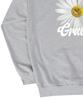 [Unisex] White Daisy Flower Smile Hoodie_Gray
