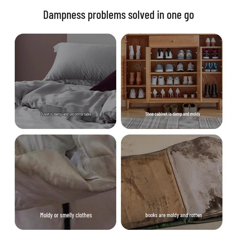 Aromatic Leak-Proof Dehumidifying Bag for Wardrobes and Shoes - Moisture & Mold Resistant Storage Solution