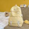 Schoolbagins Simple and Versatile Class Backpack Female, High School Student, Junior High School Student School Bag Large Capacity Lightweight Burden 