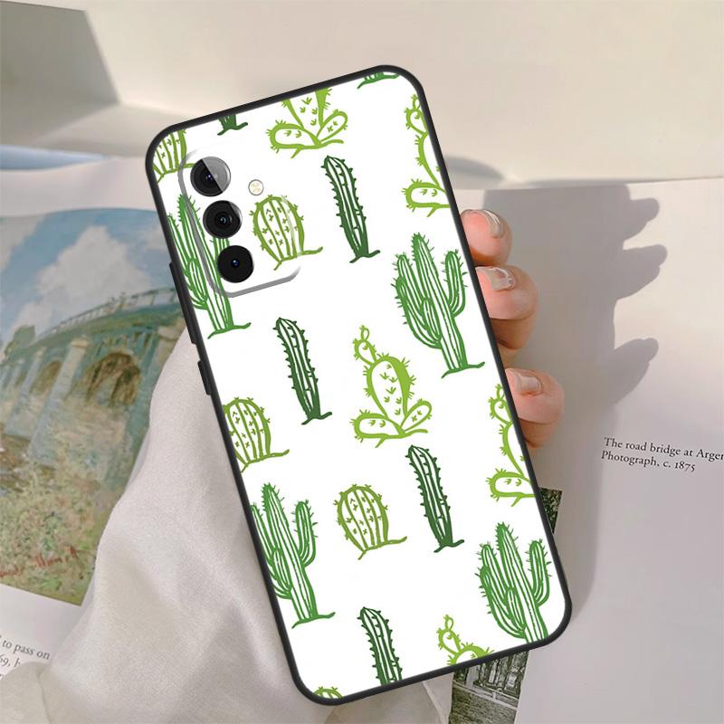 Cactus Pattern Case For Samsung Galaxy A55 A35 A15 A32 A12 A22 A52 A06 A54 A34 A14 A56 A36 A26 A16 A13 A53