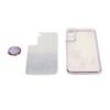 Protective Phone Case TPU Floral Pattern Phone Case with Ring Holder for Working Study