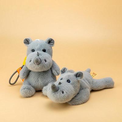 Rhino Plush Toy Pendant & Wrist Rest