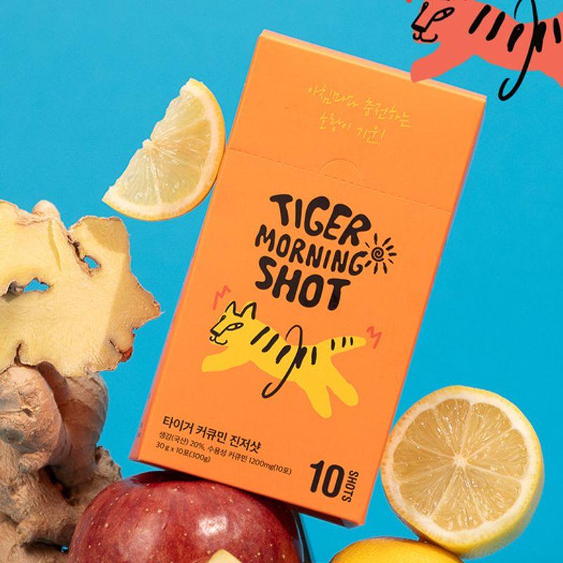 

Tiger Morning Curcumin Ginger Shot 1 Box/3 Boxes/6 Boxes (10 pieces)
