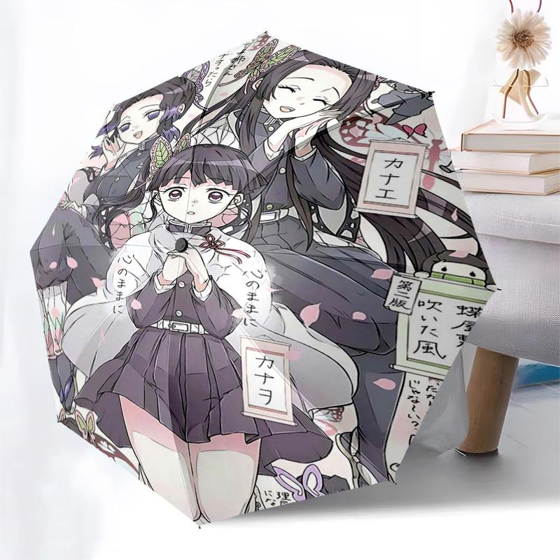 1pc Anime Characters Automatic Opening Folding Umbrella - 8 Bone Iron Frame, Suitable for Fans, Travel, Daily Use, Gift for Anime Lovers.U010