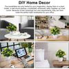 Artificial Lemon Tree Decor Fake Lemon Plants Artificial Lemon Tree Bonsai Fake Greenery Mini Lemon Tree Potted for Home Office