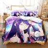 Cool Popular Kpop Oshi No Ko Bedding Set 3 Piece Duvet Cover Set Home Textile For Fans Gift All Season Pillowcase Bedroom Decor