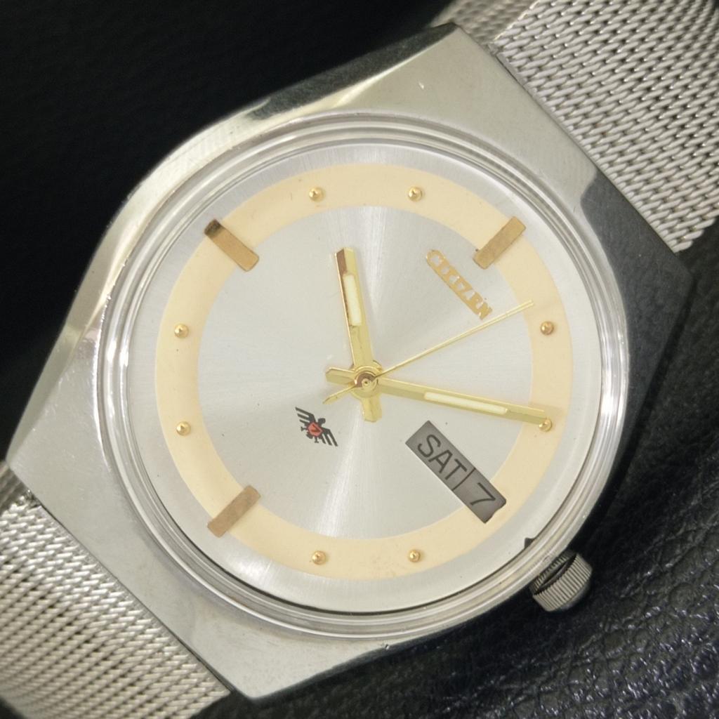 

АВТОМАТИЧЕСКИЕ ВИНТАЖНЫЕ ЧАСЫ CITIZEN 8200 ЯПОНИЯ МУЖСКИЕ С СЕРЕБРИСТЫМ ЦИФЕРБЛАТОМ a702747-1 R210-a702747