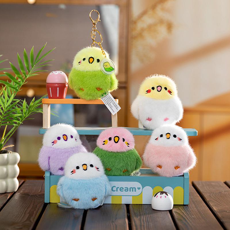 Grenzüberschreitender kleiner Vogelzwitscher-Anhänger: Stofftier & Schlüsselanhänger für Kinder