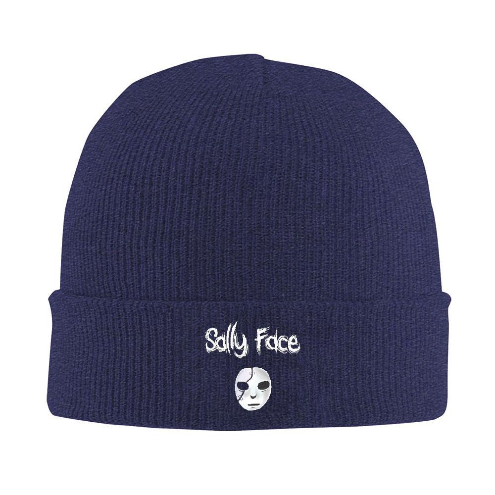 Pc Knit Cuff Beanie Sally Face Game Merch Winter Knitting Skull Cap Bonnet Hats
