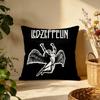 Trendy LLed Zeppelinew Cushion Cover Versatile DoubleSided Pillow Case Fit for Sofa Bed Car  Daily Decor