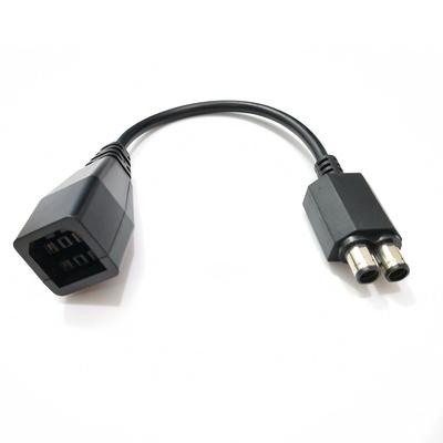 1x Power Supply Converter Cable For Xbox 360 To Xbox 360 Slim Adapter Line Black
