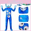 Vielseitiges Halloween-Cosplay-Kostüm für Jungen und Mädchen Blau Cartoon-Element