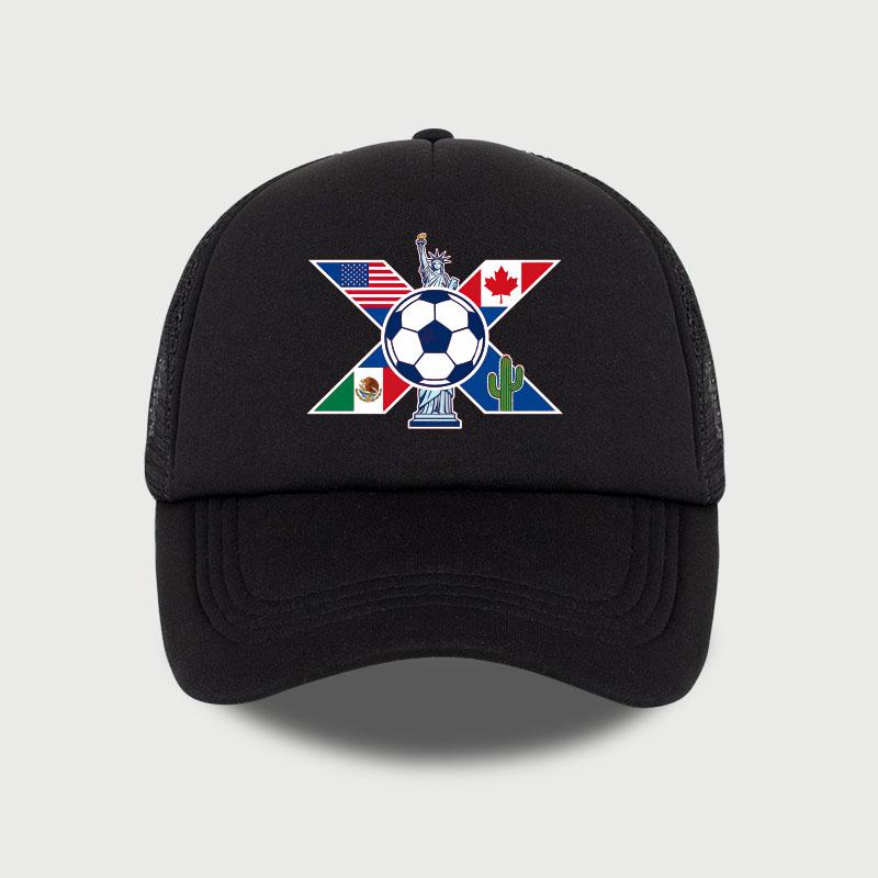 Football-Printed Mesh Cap Lightweight, Breathable, Adjustable Sporty Style Unisex Football Events Gift For Football Enthusiasts