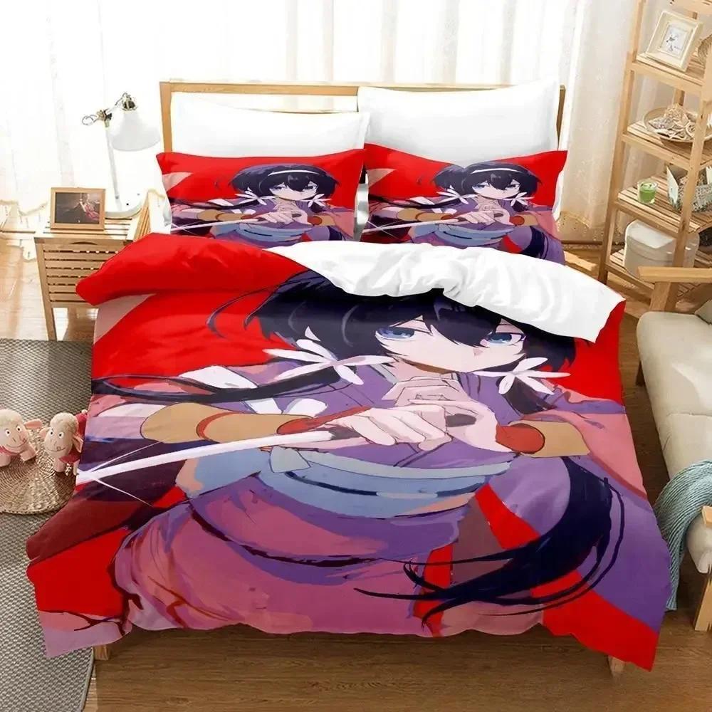 Comforter 3D Print Anime Kawaii Girl Kyouka Bedding Set Single Twin Full Queen King Size Bed Set Adult Kid Bedroom S