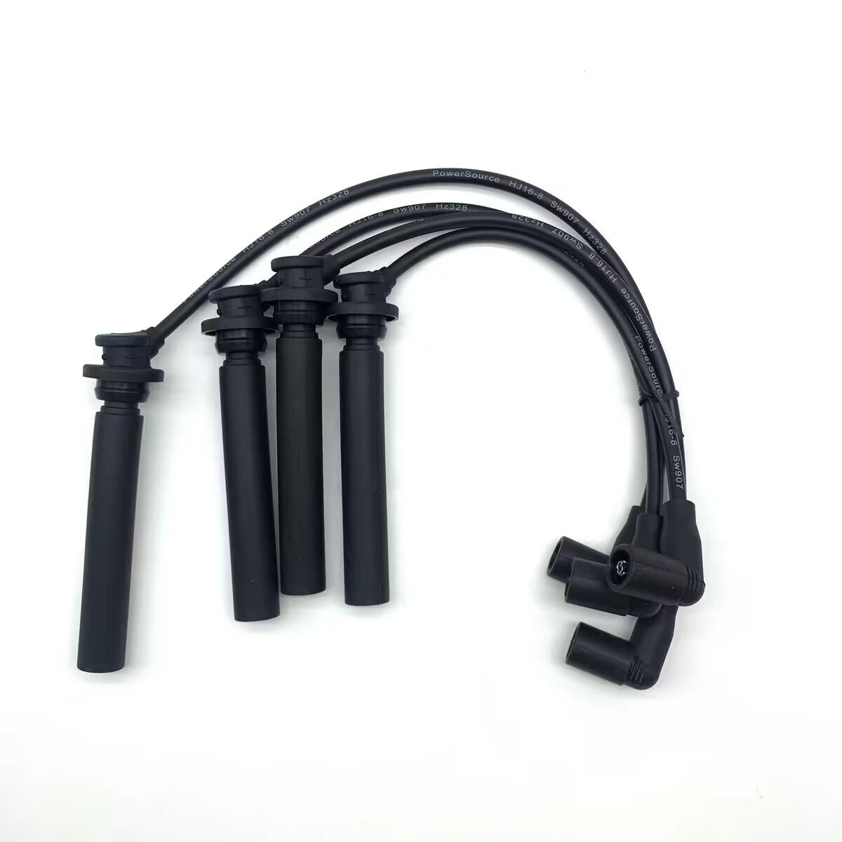 4 pcs/set Ignition Wire Set High Tension Lead lines spark plug cable For CHANGAN OSHAN A800 1.6 Engine 1 SET