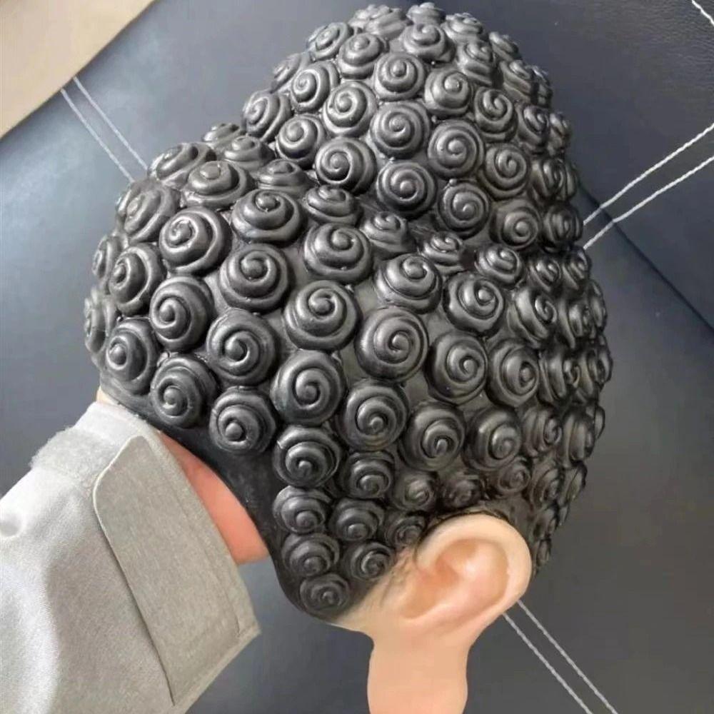 Funny Buddha Swimming Hat Flexible Buddha Mask Swimming Caps Buddha Headgear  Stage Performance