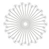 50/100Pcs Diamond Bouquet Corsages Pins Flower Crystal Rhinestones Floral Positioning Pins For Wedding Bridal Bouquets