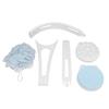 Multifunctional Shower Brush Set Skin Exfoliating Bath Back Sponge Scrubber Brush with Long Handle