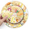 50 3D Butter Bear Graffiti Stickers Cartoon Cute Creative Decorative Mobile Phone Water Cup Suitcase Guka Stickers