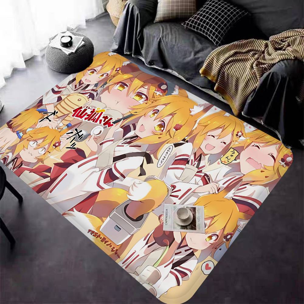 The Helpful Fox Senko San Room Mats Cheaper Anti-slip Modern Living Room Balcony Printed Welcome Rug