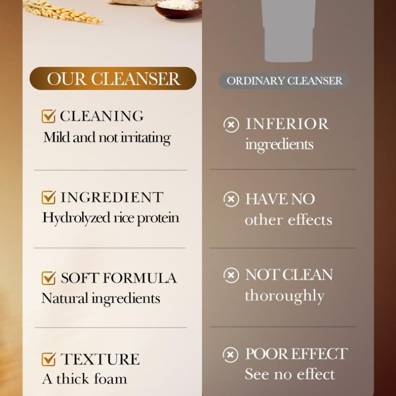 Cleanser 100g Rice Essence Refreshing Facial Cleanser Skin Care Products